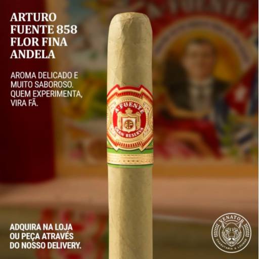 Arturo Fuente 858 Flor Fina Andela por Venator Charutaria e Lounge - Charutarias em Aracaju