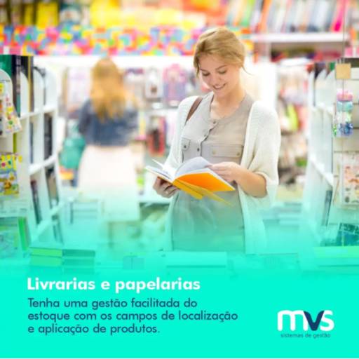 Comprar o produto de Livrarias e papelarias em Automação comercial - Sistemas pela empresa MVS Tecnologia em Aracaju, SE por Solutudo