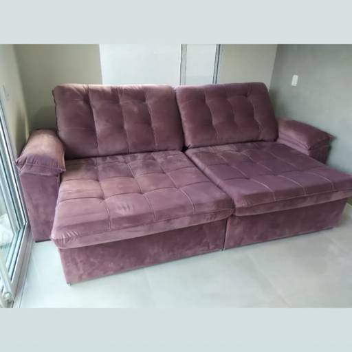 Sofá Retrátil e Reclinável Rosê em Bauru por RR Estofados Bauru 