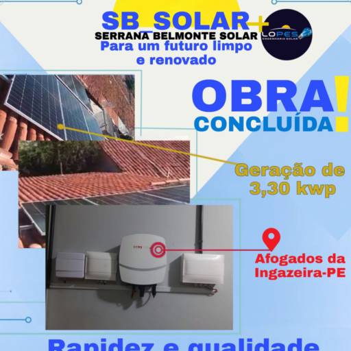 Obra Concluída! Instalação de Energia Solar em Afogados da Ingazeira/PE