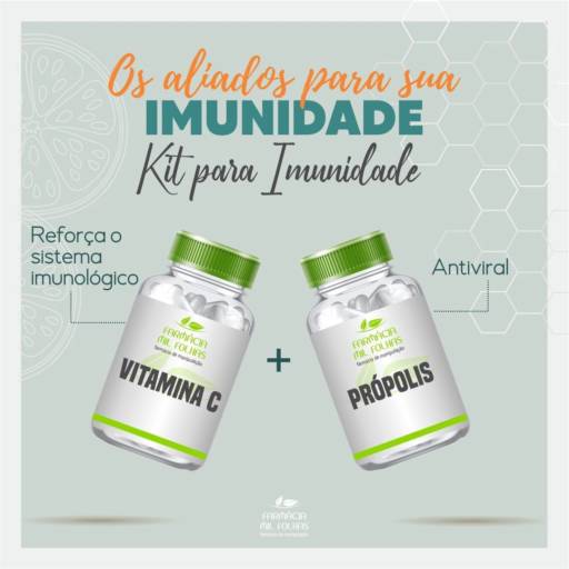 Comprar o produto de Kit para Imunidade  em Produtos 100% Natural pela empresa Mil Folhas Farmácia de Manipulação em Marília, SP por Solutudo