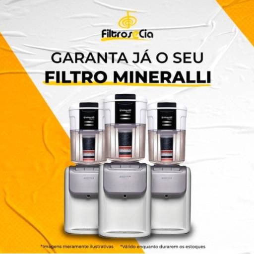 Comprar o produto de Filtro Mineralli - Filtros de água em Aracaju em Filtros de Água pela empresa Filtros e Cia em Aracaju, SE por Solutudo