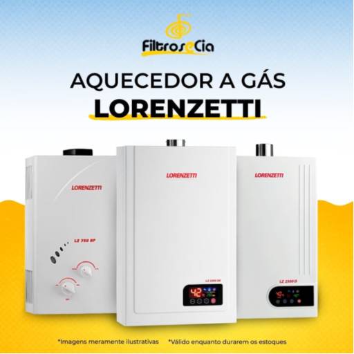 Aquecedor Lorenzetti Digital - Aquecedores de água em Aracaju