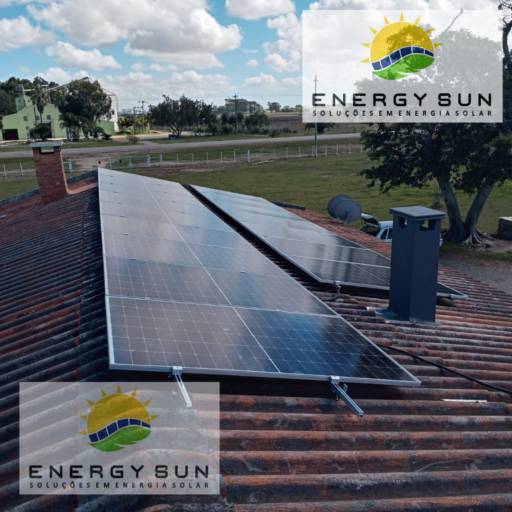 Sistema de Energia Solar instalada em Santa Vitoria do Palmar - Cliente: Sr. Claiton Martinez por Energy Sun Soluções em Energia Solar