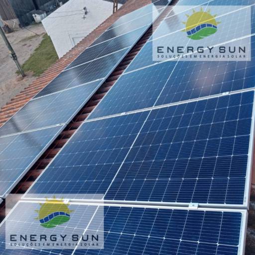 Sistema de Energia Solar instalada em Santa Vitoria do Palmar - Cliente: Sr. Claiton Martinez por Energy Sun Soluções em Energia Solar