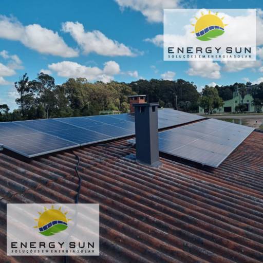 Sistema de Energia Solar instalada em Santa Vitoria do Palmar - Cliente: Sr. Claiton Martinez por Energy Sun Soluções em Energia Solar