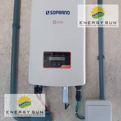 Sistema de Energia Solar instalada em Santa Vitoria do Palmar - Cliente: Sr. Claiton Martinez por Energy Sun Soluções em Energia Solar
