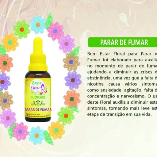 Florais de Bach para parar de fumar