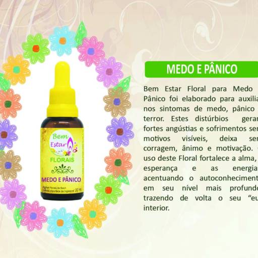 Florais de Bach para medo e pânico