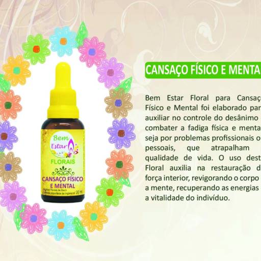 Florais de Bach para cansaço físico e mental