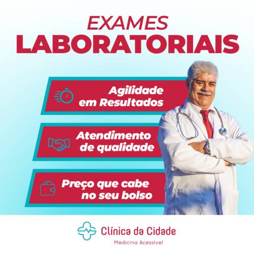 Comprar o produto de Exames laboratoriais em Exames  pela empresa Clínica da Cidade Medicina Acessível em Guarulhos, SP por Solutudo