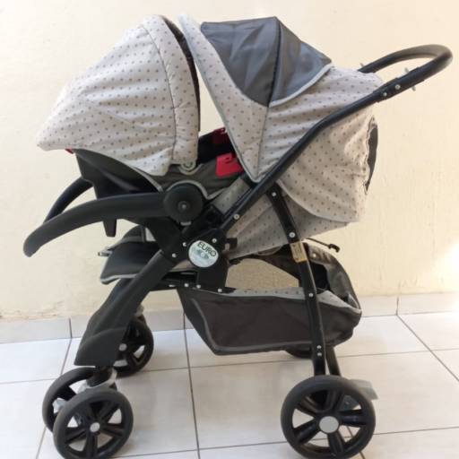 Comprar o produto de Carrinho + bb conforto burigotto euro 6 em Carrinhos para Bebê pela empresa Bru'Babys em Bauru, SP por Solutudo