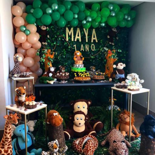 Decoração de aniversário infantil tema Safari em Bauru por Erica Zagatto Decorações