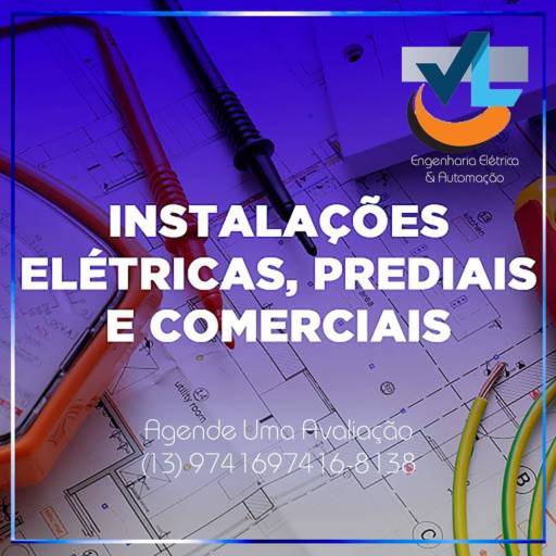 Comprar o produto de Instalação Elétrica em Engenharia Elétrica pela empresa VL Engenharia Elétrica e Automação em Santos, SP por Solutudo