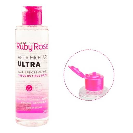 Água Micelar Ultra 200ml – Ruby Rose por apenas R$18.99 por DROGARIA REDE VEREDAS - FARMÁCIA EM DIVINÓPOLIS