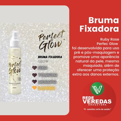 Bruma Fixadora Ruby Rose por DROGARIA REDE VEREDAS - FARMÁCIA EM DIVINÓPOLIS