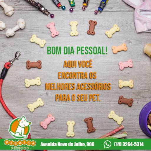Comprar a oferta de Acessório Pet  em Pet Shop pela empresa Peralta Pet Shop em Lençóis Paulista, SP por Solutudo