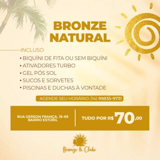 Bronzeamento Natural em Bauru
