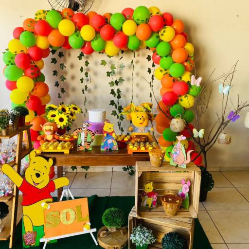 Decoração com Tema de Puff em Bauru por Rosana Marcelino Decorações
