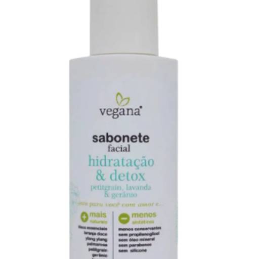 Sabonete Facial Hidratação e Detox Vegana 120ml - WNF por Farmácia e Manipulação Floreasca