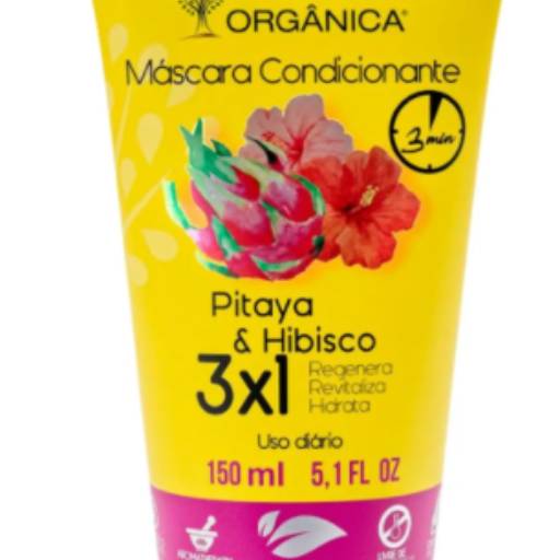 Máscara Condicionante Seladora Pitaya e Hibisco 150 ml por Farmácia e Manipulação Floreasca