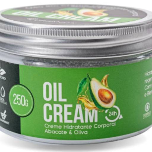 Oil Cream Hidratante Abacate e Oliva 250 g por Farmácia e Manipulação Floreasca