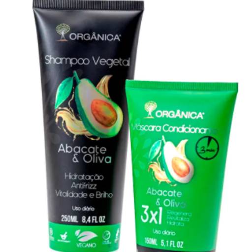 Combo Shampoo + Máscara Condicionante Abacate & Oliva por Farmácia e Manipulação Floreasca