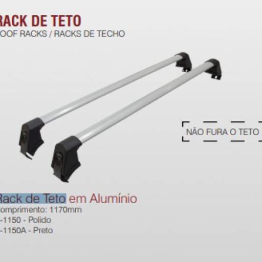 Comprar o produto de Rack de Teto em Alumínio  em Peças Automotivas pela empresa Tapeçaria Brasil em Foz do Iguaçu, PR por Solutudo