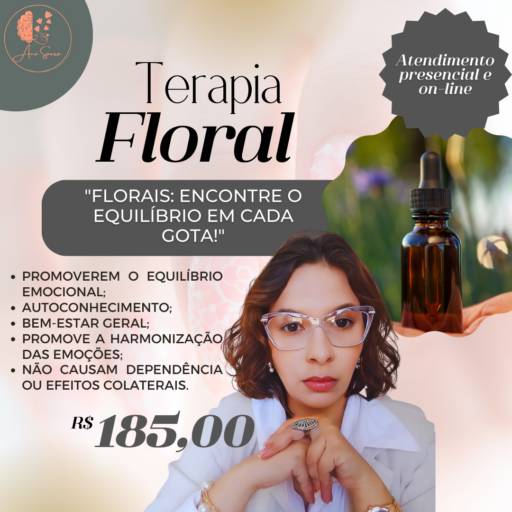Comprar o produto de TERAPIA FLORAL  em Terapia Alternativa pela empresa Espaço Terapêutico Ana Soero em Botucatu, SP por Solutudo