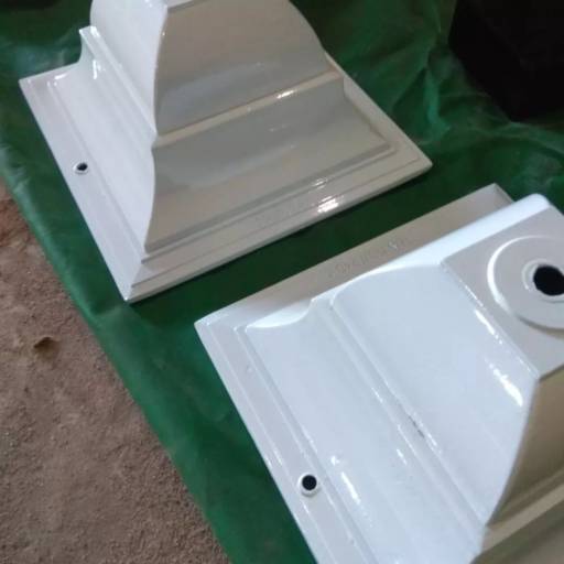 Pintura de Luminária externa Branco brilhante