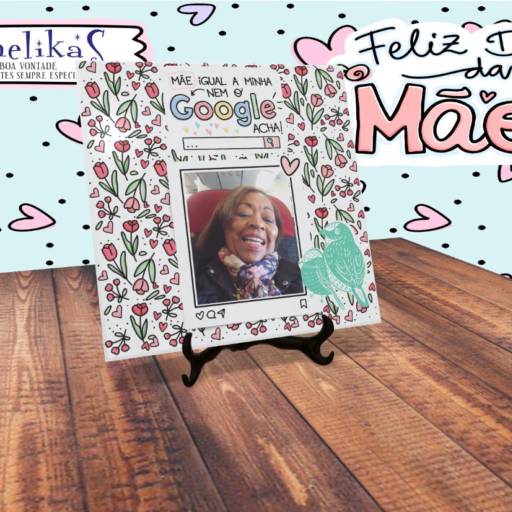 Porta Retrato Personalizado de Dia das Mães por Canelika's Canecas Personalizadas