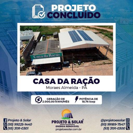 Energia solar para comércio por Projeto & Solar - Energia Solar