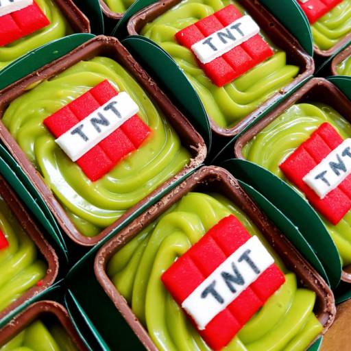 Bombom aberto por Bela Lilás Confeitaria Personalizada