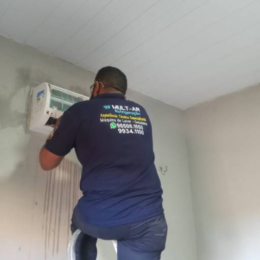 Higienização de Ar Condicionado realizado em Iparana - Caucaia, CE por Mult-ar Solar