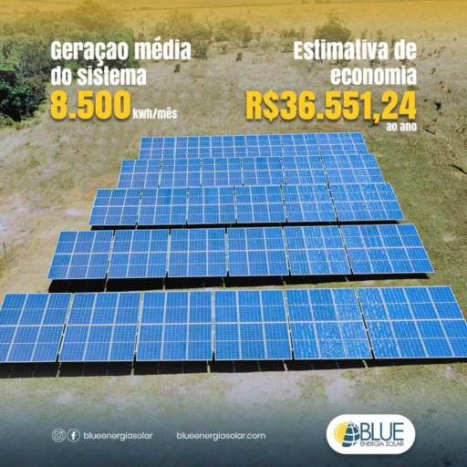 Energia solar fotovoltaica  por Blue Energia Solar
