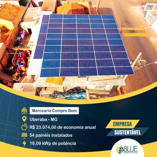 Energia solar para indústria  por Blue Energia Solar