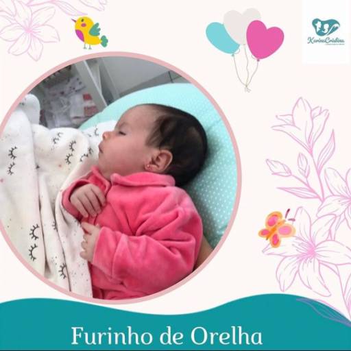 Furinho de orelha para bebês  por Karina Marchioreto - Enfermeira obstetra e Consultora de amamentação