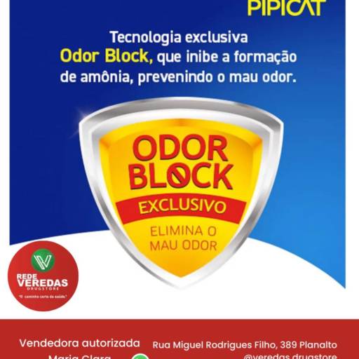 Comprar o produto de Odor Block em Acessórios para Gatos pela empresa DROGARIA REDE VEREDAS - FARMÁCIA EM DIVINÓPOLIS em Divinópolis, MG por Solutudo