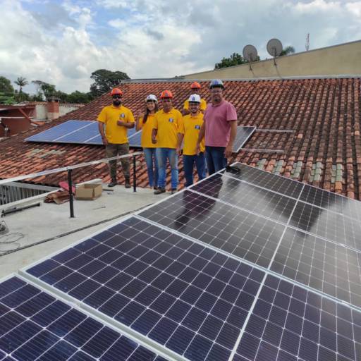 Instalação de Sistema Solar em Chácara realizada em Suzano por AS Solar Import - Energia Solar