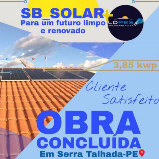 Obra Concluída! Instalação de Energia Solar em Serra Talhada/PE por SB Solar