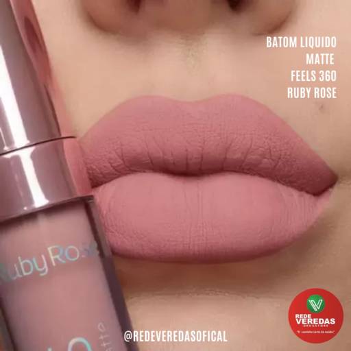 Batom Líquido Matte Feels 360 Ruby Rose por DROGARIA REDE VEREDAS - FARMÁCIA EM DIVINÓPOLIS