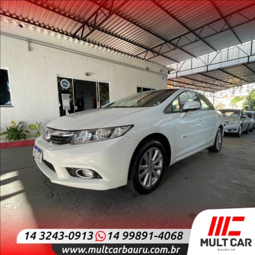 CIVIC 2.0 16V 4P FLEX LXR AUTOMÁTICO em Bauru por Mult Car Bauru