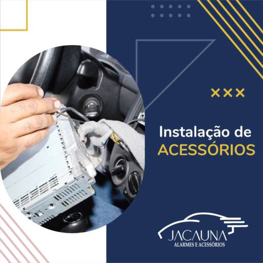 Instalaçoes de Acessorios Automotivo  por JACAUNA ALARMES E ACESSORIOS - AUTO CENTER