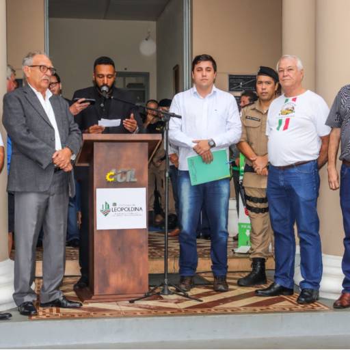 Ato Cívico  por Acil - Associação Comercial, Industrial, Agropecuária e Serviços de Leopoldina