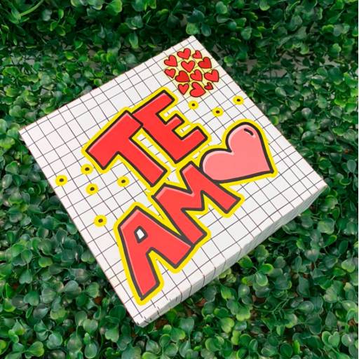 Caixa Explosão Te Amo para dia dos namorados em Bauru por Renata Embalagens