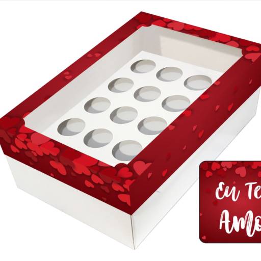 Caixa Eu te amo para dia dos namorados em Bauru por Renata Embalagens