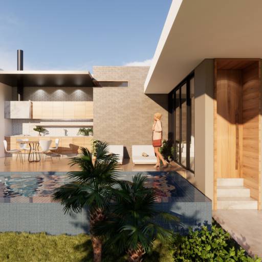 Projeto Área de Lazer em Ninho Verde II Eco Residence, SP por Studio Amarelo Arquitetura