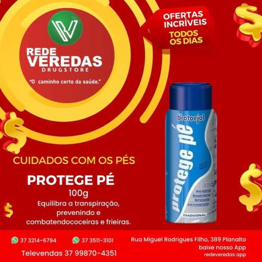 Protege Pé por DROGARIA REDE VEREDAS - FARMÁCIA EM DIVINÓPOLIS