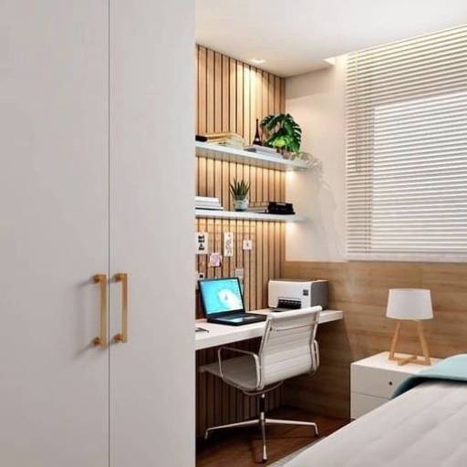 Home Office Planejado por Milanesi Planejados 