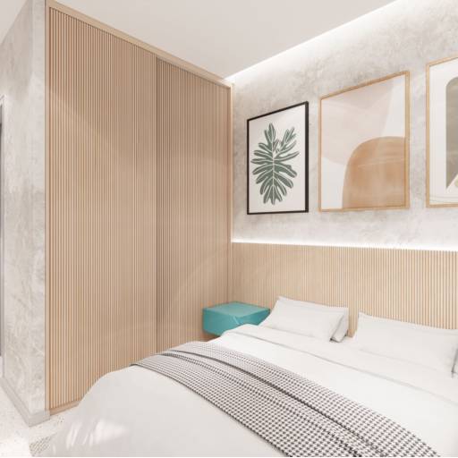 Projeto de Interiores em Ninho Verde II Eco Residence, SP por Studio Amarelo Arquitetura